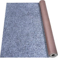 Marine Carpet,6 FT x 23 FT Blue-Gray Indoor Outdoor Carpet 0.2" Thick Boat Carpet with Water-Proof TPE Backing, Non-Slide Outdoor Marine Carpet Roll for Home, Patio, Porch, Deck