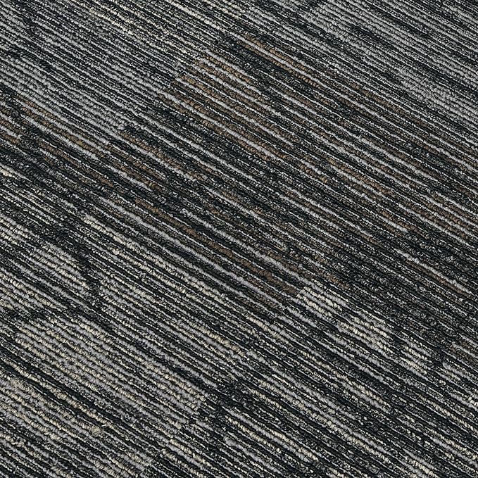 Mohawk Advance 36" x 12" Berber (Loop pile), 0.11" Pile Height, Carpet Tile, PET Fiber, Vintage Row Color, (1 Tile)