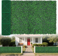 Artificial Greenery Wall Rolls,48"x 120"(40 sq.ft) UV-Anti Faux Ivy Leaves Privacy Fence Screen Grass Wall Roll Panels for Indoor Home Decor and Outdoor Garden Backyard