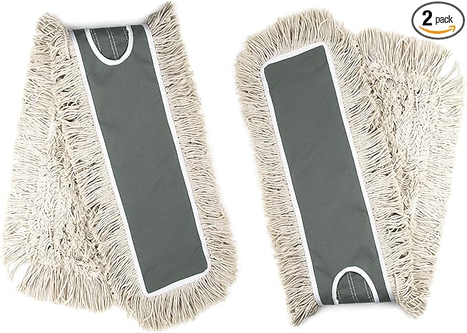2 Pack of 36 Cotton Refills for Industrial Class Floor Dust mop Series Can be fit with Others (2 Pack of 36 Cotton Refill)