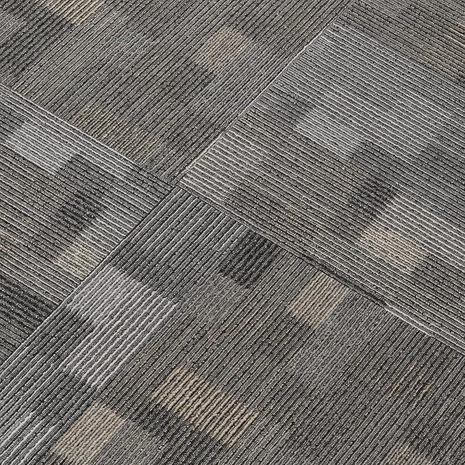 Mohawk Basics 24" x 24" Berber (Loop pile), 0.09" Pile Height, Carpet Tile, PET Fiber, Stone Walk Color, (24 Tiles), (96 sqft/carton)