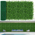 40"x120"(33.33 SQFT) Grass Wall Panels, Artificial Fern Grass Backdrop with UV Protection, Fake Greenery Plant Boxwood Roll, Green Wall Decor for Outdoor Indoor Patio Garden Backyard