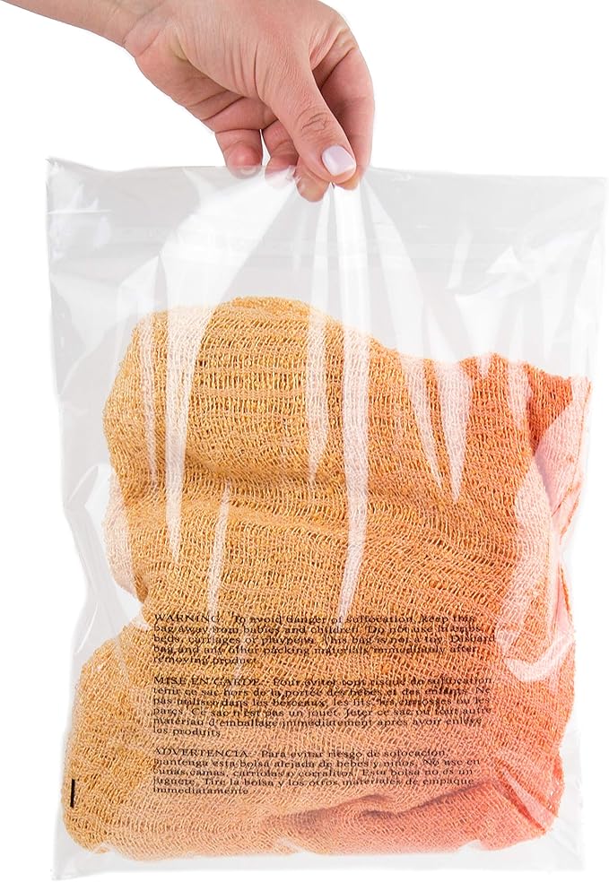 Poly Bags 10x13" - Suffocation Warning - Extra Strong Seal - 200 Pack - Polybags 10x13 - Retail Supply Co
