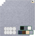 30 Pack Carpet Tile - 12” X 12” Self Adhesive Carpet Floor Tiles Anti-Slip Squares Peel and Stick Floor Tile DIY Installation for Bedroom (Light Gray)