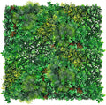 Artificial Grass Wall Panels, 20''x20'' 6pcs Boxwood Wall Panels with Tropical Leaves, Faux Greenery Privacy Fence Screen, Grass Backdrop for Outdoor Indoor Garden Birthday Wedding Decor
