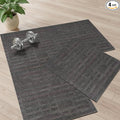 jxgzyy Commercial Carpet Tiles for Office, 20×20 Inch, 0.31'' Padded Carpet Squares, Non-Adhesive Carpet Flooring with Textured Silicone Back, Easy DIY, Renter-Friendly, 4 Pcs/10.8 Sqft