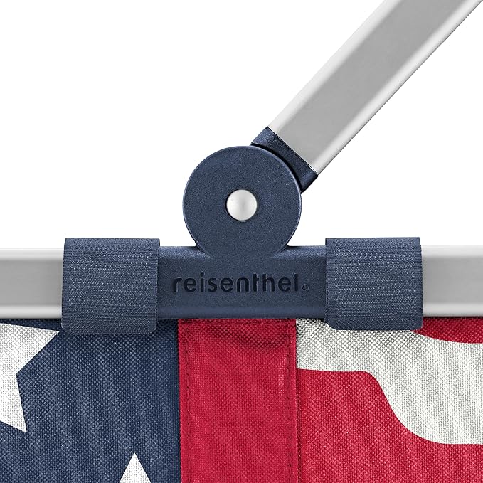 reisenthel carrybag stars & stripes - Sturdy shopping basket with plenty of storage space and practical inner pocket - Elegant and water-repellent design