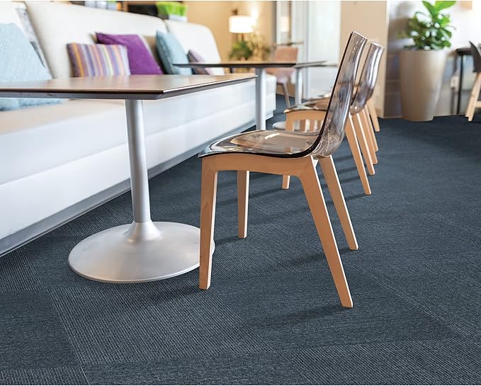 Mohawk Advance 24" x 24" Berber (Loop pile), 0.09" Pile Height, Carpet Tile, PET Fiber, Live News Color, (24 Tiles), (96 sqft/carton)