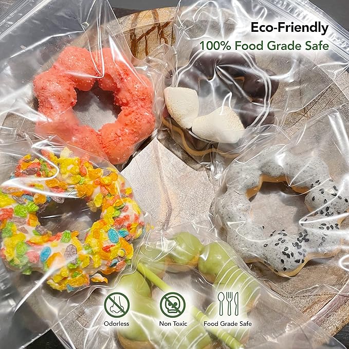 Sandwich Zip Bags – 6x6 Inches (1000 Count), 2 Mil – Clear Plastic Reclosable LDPE Poly Baggies with Resealable Lock Seal Zipper – For Snacks, Cookies, Candies, Treats, Pastries, Party