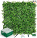 20"x20" Artificial Hedge Grass Wall, 6PCS Boxwood Panels, Greenery Backdrop Panles, UV Protected Privacy Fence Screen, Green Wall Decor for Outdoor Indoor Wedding Décor