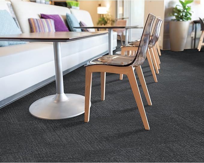 Mohawk Advance 24" x 24" Berber (Loop pile), 0.09" Pile Height, Carpet Tile, PET Fiber, Inside Scoop Color, (24 Tiles), (96 sqft/carton)