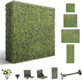 SunnyRoyal 54" Wx54 Hx12 D Artificial Boxwood Hedge Wall for Indoor and Outdoor Lifelike Greenery Privacy Fence for Patio Balcony Office Garden Party
