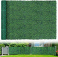 Artificial Boxwood Roll Panels, 71"x 144"(72 sq.ft) UV-Anti Faux Ivy Leaves Privacy Fence Screen Grass Wall Roll Panels for Indoor Home Decor and Outdoor Garden Backyard