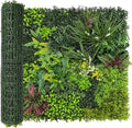 Artificial Plant Wall Boxwood Roll: 40"x120" UV Resistant Green Leaves Faux for Interior Backdrop,Garden and Indoor Outdoor Wall&Fence Covering Privacy, Party Wall Fence Decor