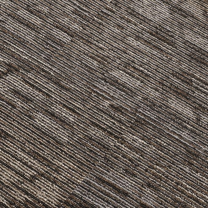 Mohawk Advance 36" x 12" Berber (Loop pile), 0.11" Pile Height, Carpet Tile, PET Fiber, New Shoes Color, (24 Tiles), (72 sqft/carton)