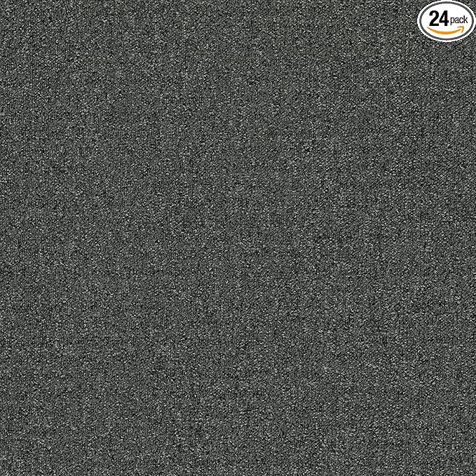 Mohawk Advance 24" x 24" Berber (Loop pile), 0.11" Pile Height, Carpet Tile, Nylon Fiber, Stonewash Color, (24 Tiles), (96 sqft/carton)