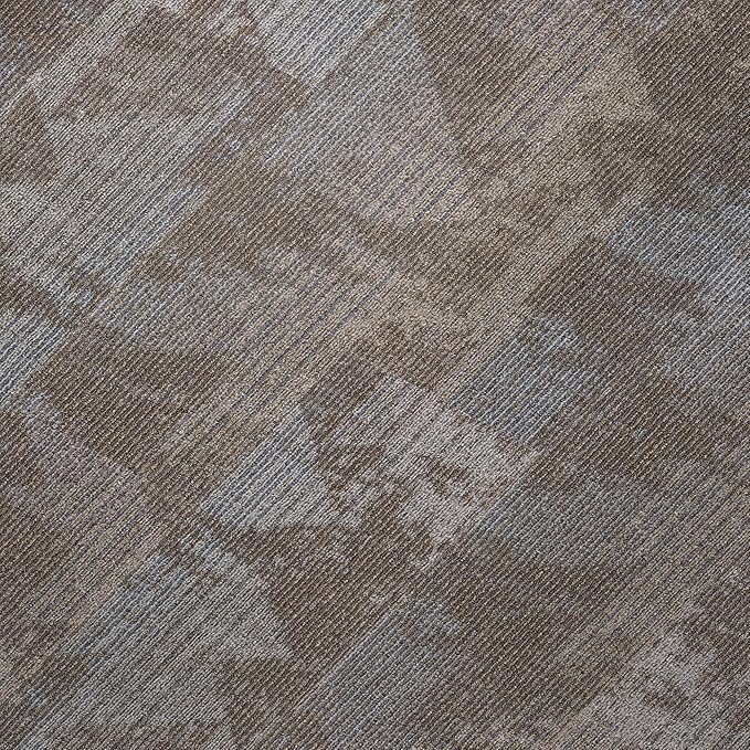 Mohawk Elite 12" x 36" Heathered Loop Glue Down or Floating Installation Carpet Tiles with Cushioned Backing in Color Berkeley Hills