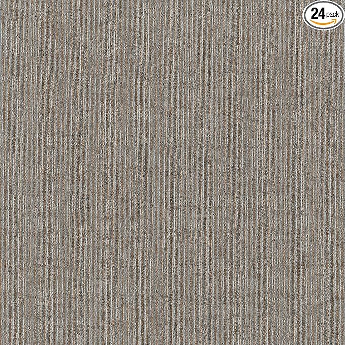 Mohawk Basics 24" x 24" Berber (Loop pile), 0.09" Pile Height, Carpet Tile, PET Fiber, Beige Color, (24 Tiles), (96 sqft/carton)
