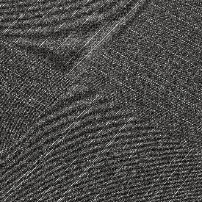 Mohawk Basics 24" x 24" Berber (Loop pile), 0.07" Pile Height, Carpet Tile, PET Fiber, Smoke Color, (24 Tiles), (96 sqft/carton)