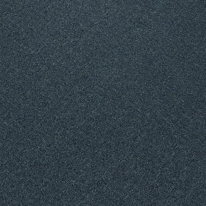Mohawk Advance 24" x 24" Berber (Loop pile), 0.11" Pile Height, Carpet Tile, Nylon Fiber, Deep Space Color, (1 Tile)