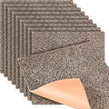Feather Peel and Stick Carpet Tiles, Attached Cushion, Easy DIY Install, Soft Residential Carpet, American Made, Seamless Appearance, Plush (10 Tiles - 22.5 Square Feet) (Dovetail, 18x18)