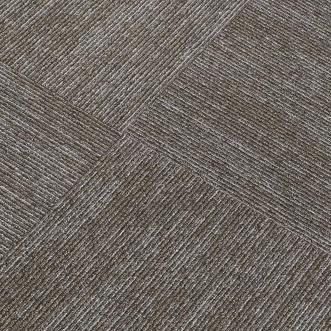 Mohawk Elite 24" x 24" Berber (Loop pile), 0.08" Pile Height, Carpet Tile, Nylon Fiber, Oak Color, (24 Tiles), (96 sqft/carton)