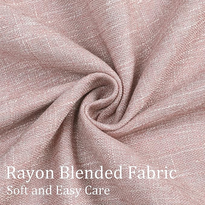 Vision Home Pink Pinch Pleated Full Blackout Curtains Room Darkening Window Panels 84 inch for Girls Bedroom Living Room Thermal Insulated Pinch Pleat Pink Drapes with Hooks Back Tab 40" Wx84 Lx2