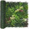 Artificial Ivy Wall Boxwood Roll: 40"x120" UV Resistant Green Leaves Faux for Interior Backdrop,Garden and Indoor Outdoor Wall&Fence Covering Privacy, Party Wall Fence Decor